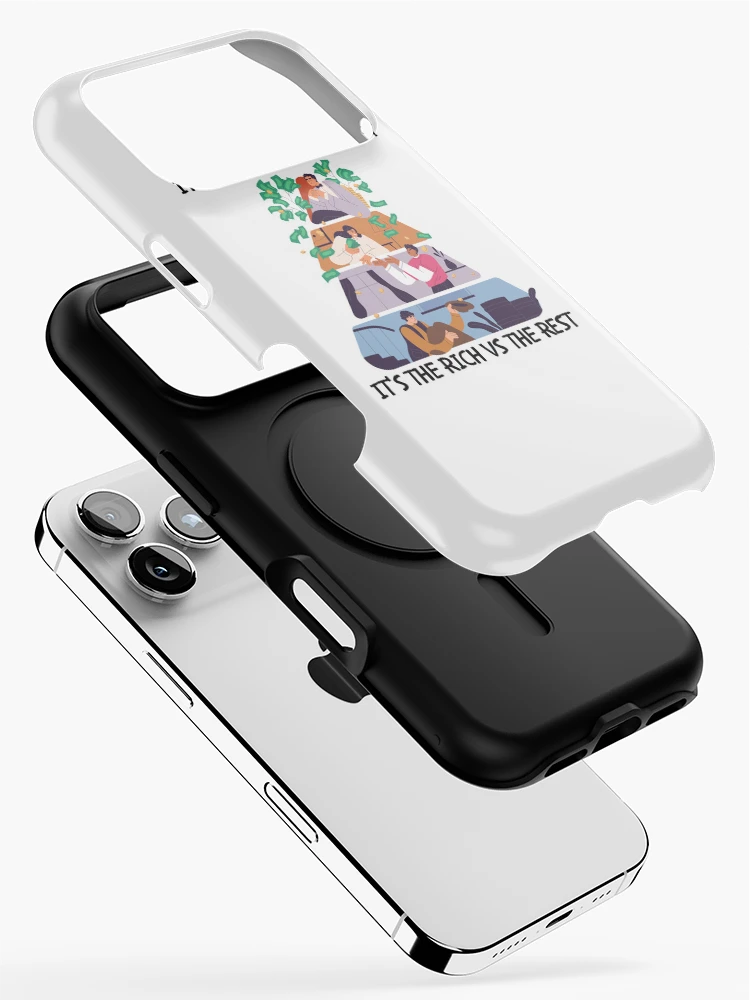 Thumbnail 2 of 4, iPhone Case, The RICH vs the REST designed and sold by MeaganMoo.