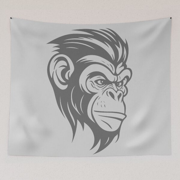 Item preview, Simpel Chimpanzee, Grey & Transparent version. designed and sold by Gert Street.