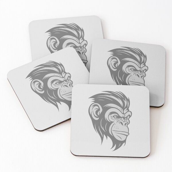 Item preview, Simpel Chimpanzee, Grey & Light Grey version. designed and sold by Gert Street.