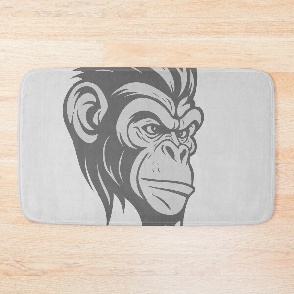 Item preview, Simpel Chimpanzee, Grey & Light Grey version. designed and sold by Gert Street.