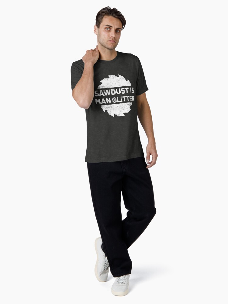 Thumbnail 4 of 7, Tri-blend T-Shirt, Sawdust Is Man Glitter designed and sold by deepstone.