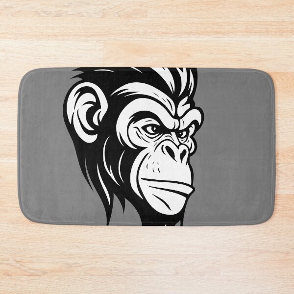 Item preview, Simpel Chimpanzee, Black & White version. designed and sold by Gert Street.