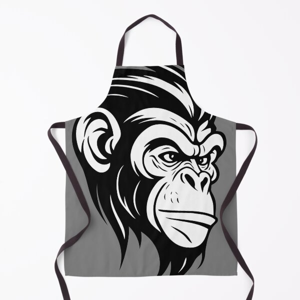 Item preview, Simpel Chimpanzee, Black & White version. designed and sold by Gert Street.