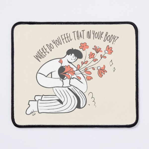 Item preview, Where do you feel that in your body? designed and sold by ThoughtJumble.