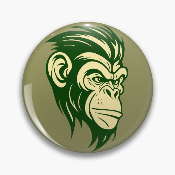 Item preview, Simpel Chimpanzee, Yellow & Green version. designed and sold by Gert Street.
