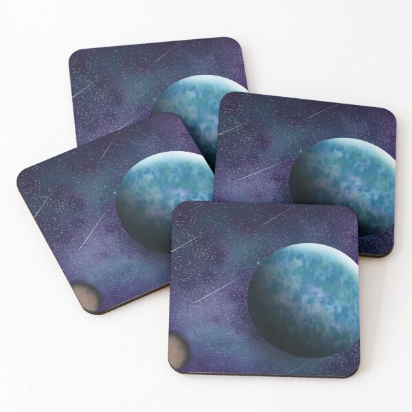 Item preview, Space art series - two planets designed and sold by Wut-Guy.
