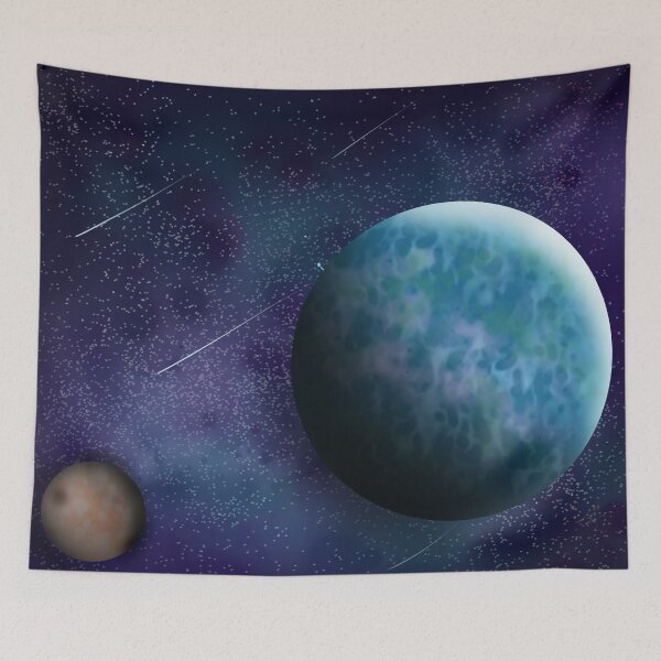 Item preview, Space art series - two planets designed and sold by Wut-Guy.