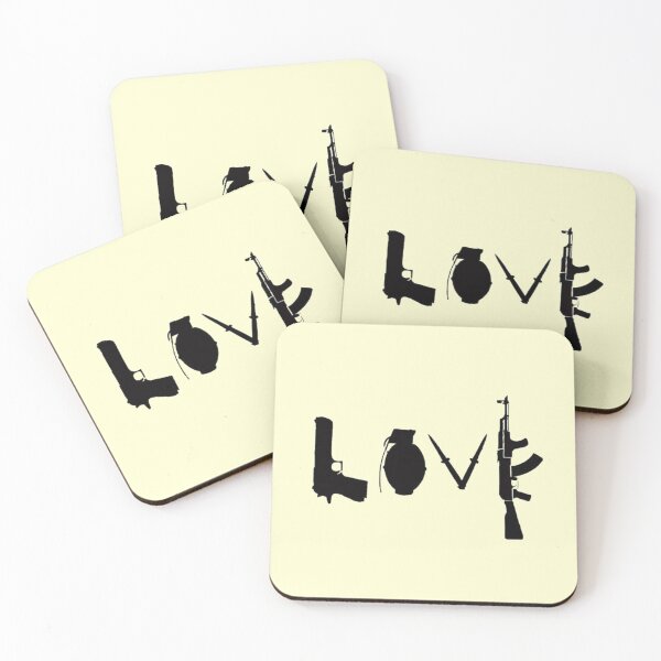 Item preview, Banksy Love Guns designed and sold by HebeReynolds.