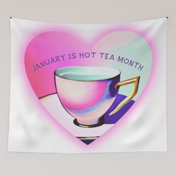 Item preview, January is Hot Tea Month. designed and sold by India2022.