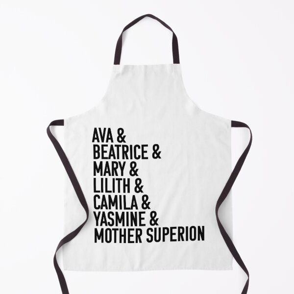 Item preview, Character names (v3 black text) - Warrior Nun designed and sold by Queerdelion.