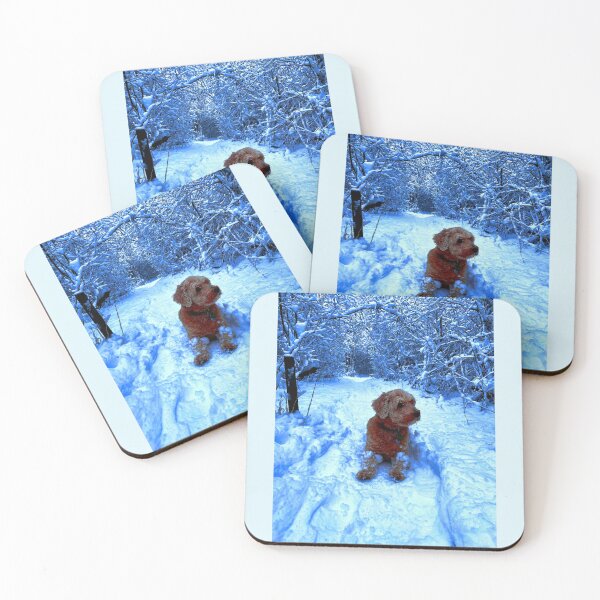 Item preview, Dog Enjoying Snow designed and sold by ontological.