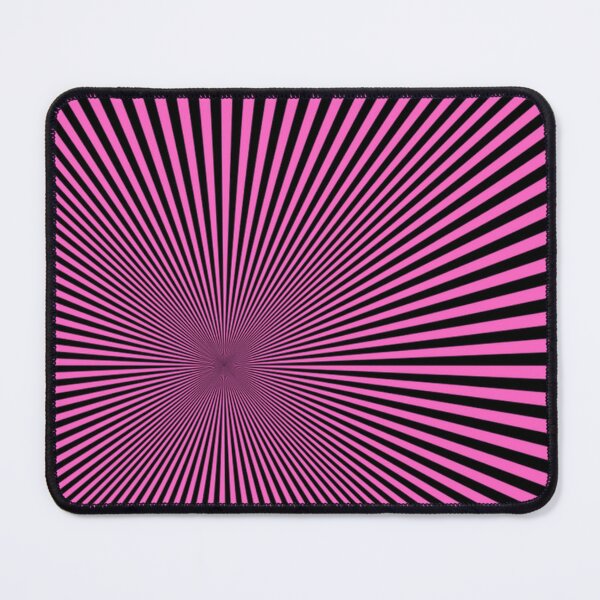 Item preview, Pink  And Black Optical Illusion Striped Lines  designed and sold by LMoonDesigns.
