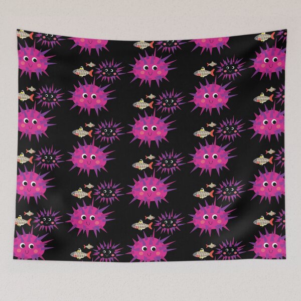 Item preview, Fun Cartoon Underwater Fish and Crustations designed and sold by PrintPortal.
