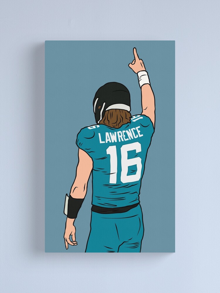 Trevor Lawrence Poster Jacksonville Jaguars Canvas Wrap 