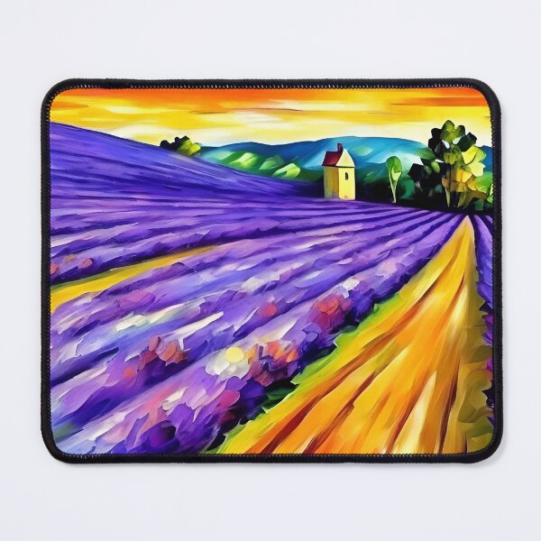 Item preview, Lavender Field - Impressionist Painting designed and sold by Milky-Way-Local.