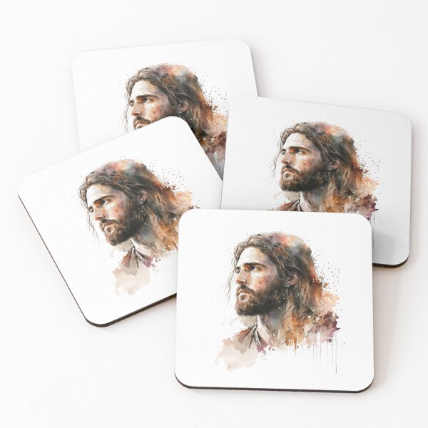 Item preview, Jesus - Watercolor designed and sold by Logic72.
