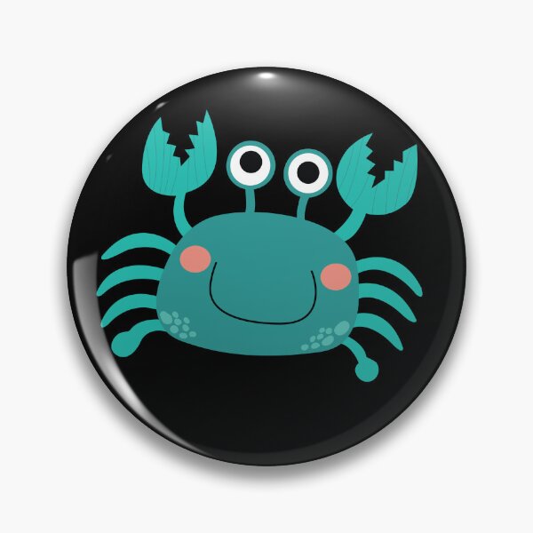 Item preview, Happy Crab Illustration designed and sold by PrintPortal.