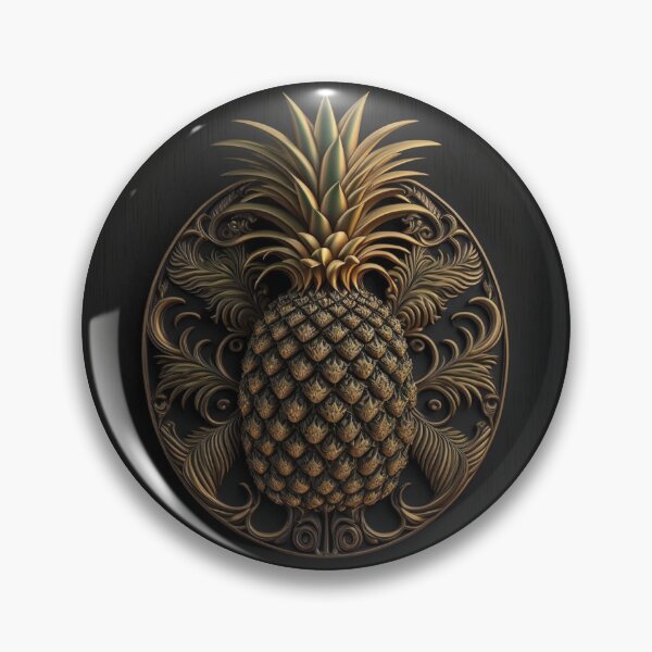 Item preview, Elegant Pineapples Swingers Sticker = Magnet designed and sold by culturestash.