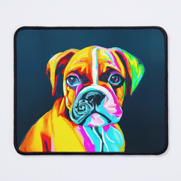 Item preview, Boxer puppy artistic print designed and sold by AIK9Artwork.