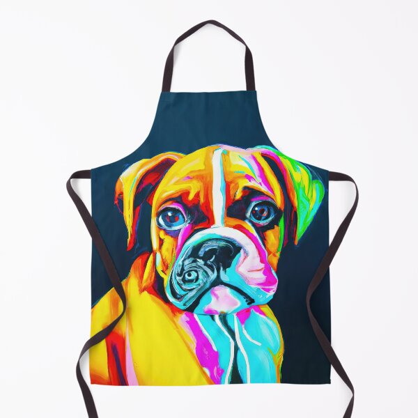 Item preview, Boxer puppy artistic print designed and sold by AIK9Artwork.