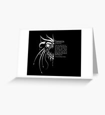 Tsathoggua (marble) Greeting Card