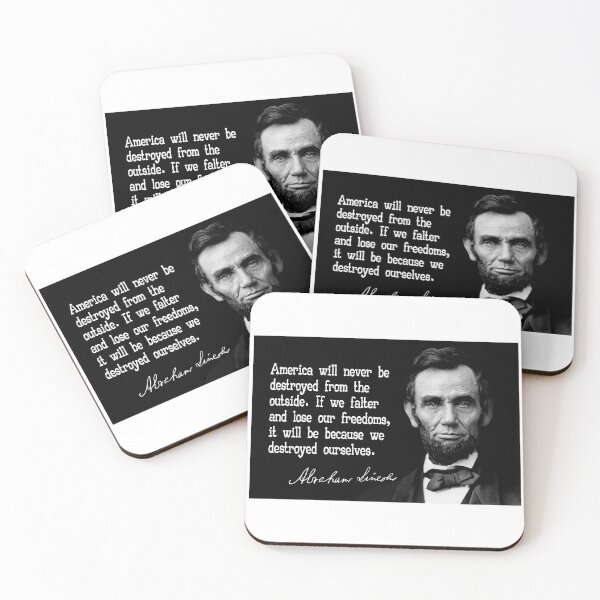 Item preview, If We Falter and Lose Our Freedoms . . .  President Abraham Lincoln designed and sold by Daniel Hagerman.