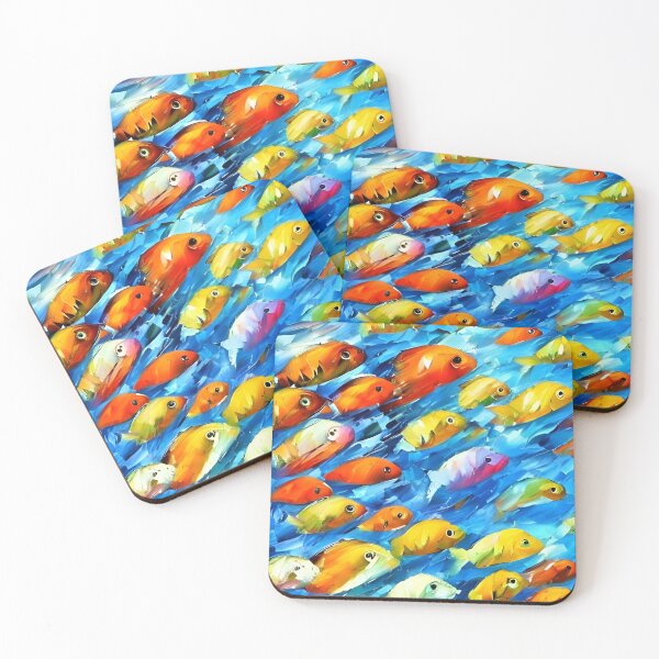 Item preview, "Fish Swimming Up" Painting designed and sold by Milky-Way-Local.