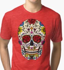 Sugar Skull Tri-blend T-Shirt