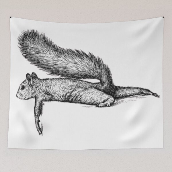 Item preview, Planking Squirrel Drawing designed and sold by GypsyGarou.