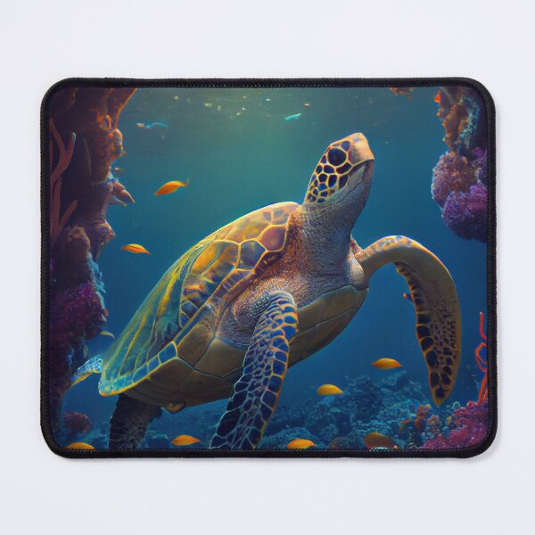 Item preview, Beautiful ocean scene with a sea turtle designed and sold by Patrick Edwards.