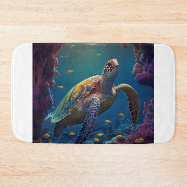 Item preview, Beautiful ocean scene with a sea turtle designed and sold by Patrick Edwards.