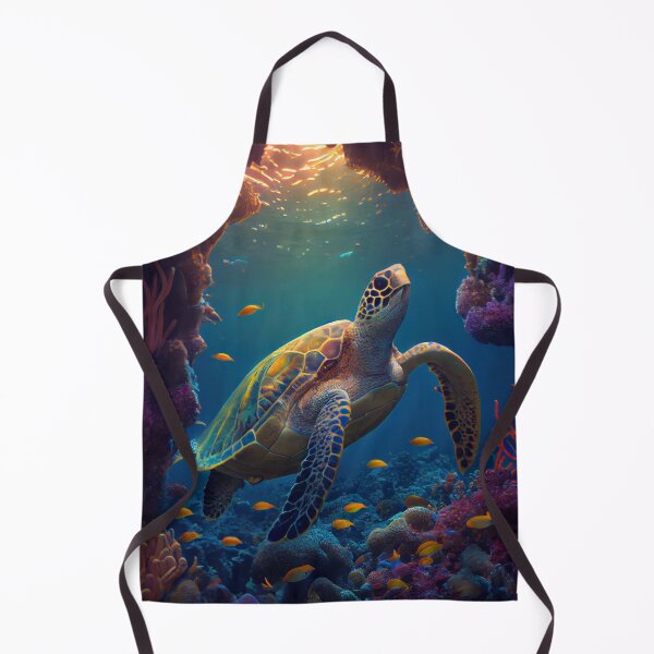 Item preview, Beautiful ocean scene with a sea turtle designed and sold by Patrick Edwards.