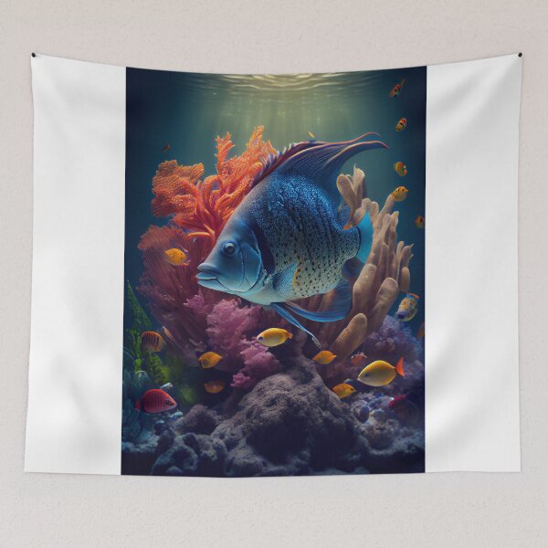 Item preview, Beautiful ocean scene with topical fish designed and sold by Patrick Edwards.