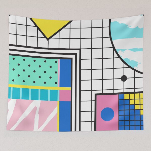 Item preview, Retro Memphis Colourful Collage  designed and sold by dollabails.