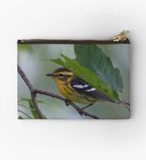 Blackburnian Warbler Zipper Pouch