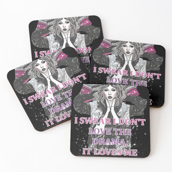 Item preview, I Swear I Don't Love The Drama It Loves Me Endgame  Swifties Shirt Graphic designed and sold by QuanJewelry.