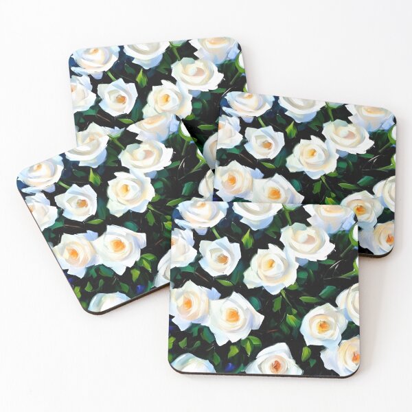 Item preview, White Rose Bouquet Painting designed and sold by Milky-Way-Local.