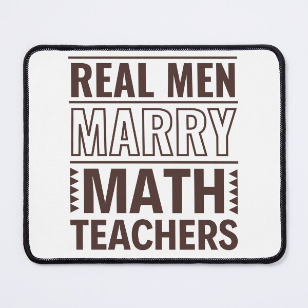 Item preview, Real Men Marry Teachers - Gifts For Teacher's Husband designed and sold by chetan786.