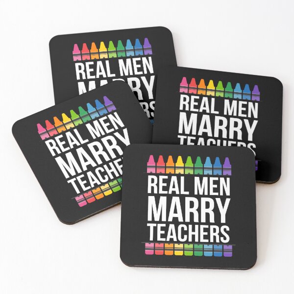 Item preview, Real Men Marry Teachers - Gifts For Teacher's Husband designed and sold by chetan786.