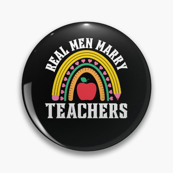 Item preview, Real Men Marry Teachers - Gifts For Teacher's Husband designed and sold by chetan786.