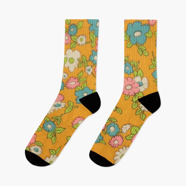 Item preview, Estampado de flores retro clásico en naranja. designed and sold by GypsyGarou.