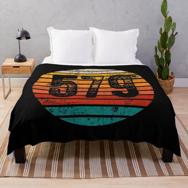 Item preview, Distressed Vintage Sunset 579 Area Code designed and sold by Gold Wings Tees.