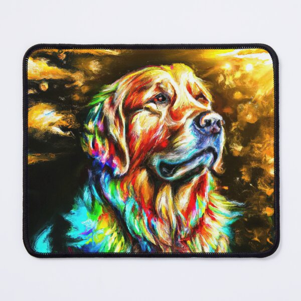 Item preview, "Golden" Golden retriever with golden sky designed and sold by AIK9Artwork.