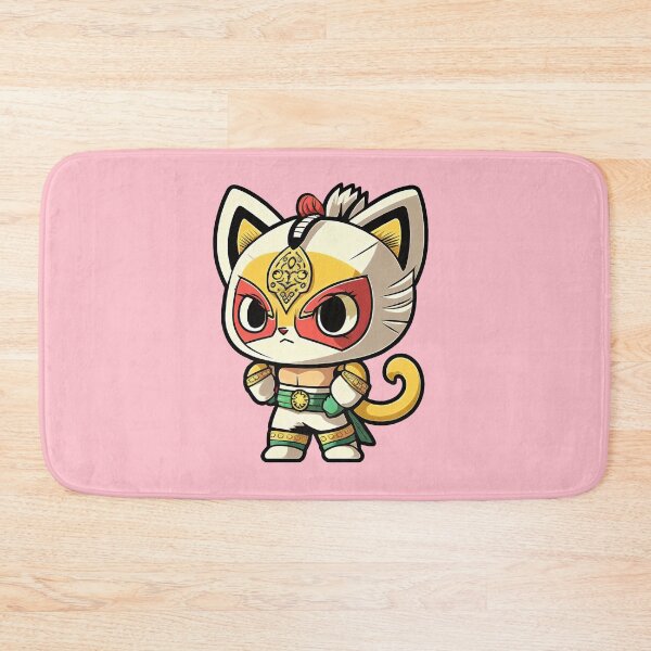 Item preview, Lucha Libre Cats | Mexican Wrestling | Kawaii Cats | Chibi Cats | Anime Cats | Lucha Libre Cats 036 designed and sold by Catcosm.