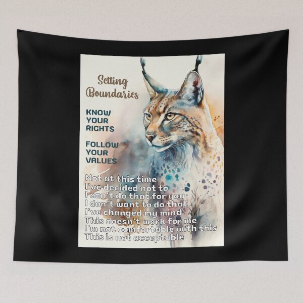 Item preview, Strong cat collection. Just a friendly reminder that you have the right to say no and be treated with respect. Setting boundaries can be hard for some of us. Hope this is helpful. designed and sold by Orianah.