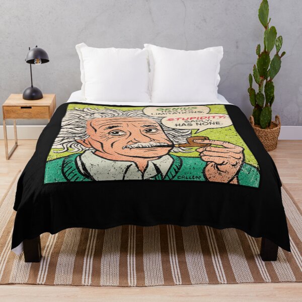Item preview, Einstein Stupidity Quote designed and sold by RaphaelFeldman.