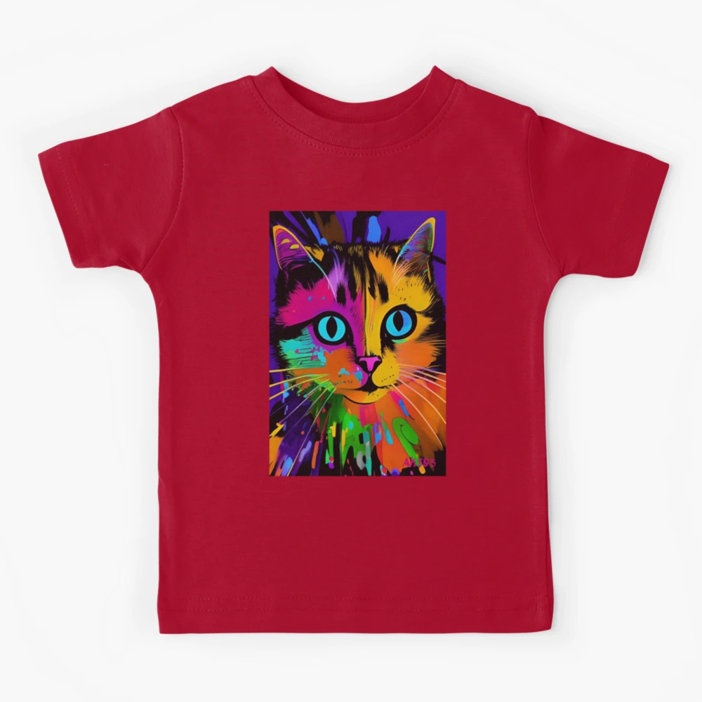 Premium Photo  Vibrant rainbow tshirt captivating animal mascot and clean  design