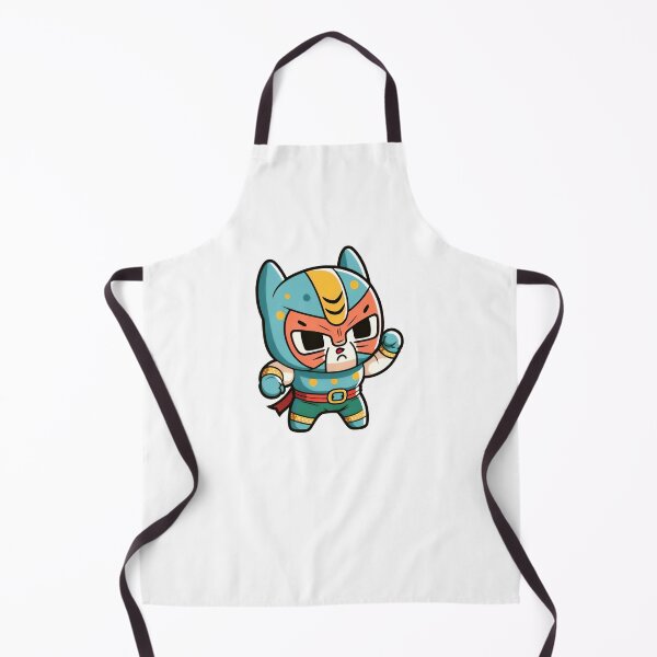 Aperçu de l'œuvre Chats Lucha Libre | Lutte mexicaine | Chats Kawaii | Chats Chibis | Chats animés | Lucha Libre Chats 042 créée et vendue par Catcosm.