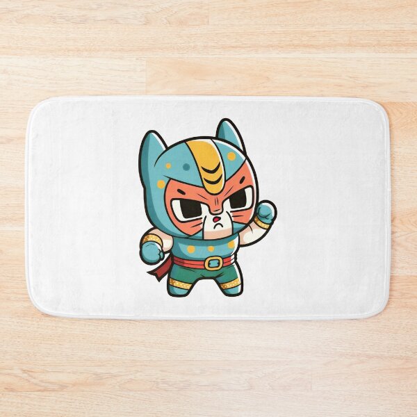 Artikelvorschau, Lucha Libre Katzen | Mexikanische Wrestling | Kawaii-Katzen | Chibi-Katzen | Anime-Katzen | Lucha Libre Katzen 042 entworfen und verkauft von Catcosm.