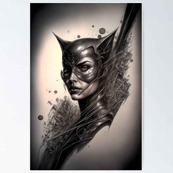 Item preview, Mujer-Murciélago - AI ART designed and sold by picsartstudio.